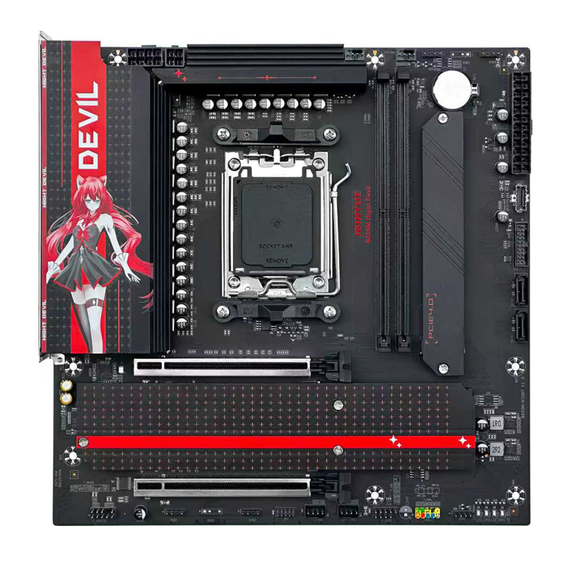 JGINYUE B650M Night Devil Moth - огляд і ціна X870E Atx Motherboard
